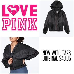 NWT Victorias Secret Pink SLOUCHY SPORT FULL-ZIP